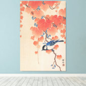 浮世絵キャンバス ukiyoe 小原古邨 「桐に四十雀」 キャンバスプリント leinwanddruck (Insitu (Holzboden))