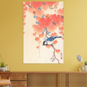浮世絵キャンバス ukiyoe 小原古邨 「桐に四十雀」 キャンバスプリント leinwanddruck (Insitu (Wohnzimmer))