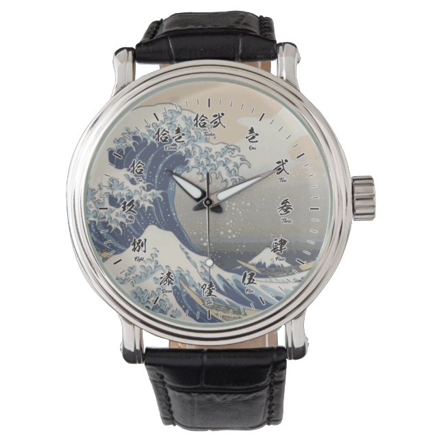 浮世絵スタイル　UKIYOE STYLE ARMBANDUHR (Vorderseite)