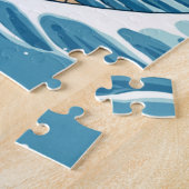 浮世絵風荒波と桜 PUZZLE (Seite)