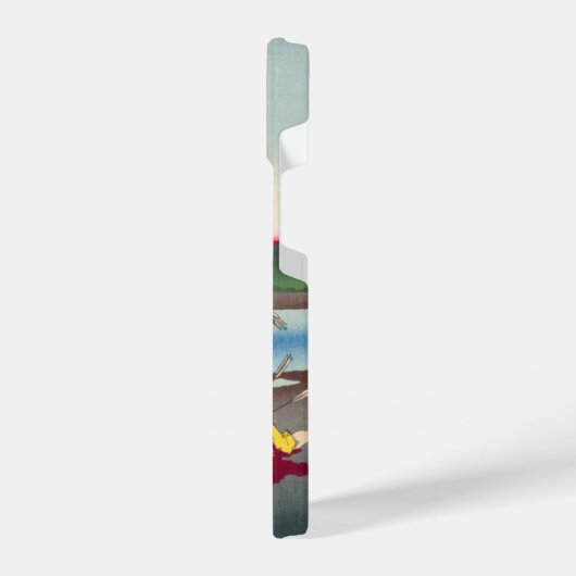 浮世絵 ukiyoe 月岡芳年 「芳年武者无類 畠山庄司重忠」iPhone 14ケース iPhone Hülle (Linke Seite)