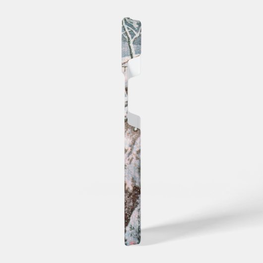 浮世絵 ukiyoe 高橋松亭 「甲州さるはし」 iPhone 14ケース iPhone Hülle (Linke Seite)