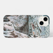 浮世絵 ukiyoe 高橋松亭 「甲州さるはし」 iPhone 14ケース iPhone Hülle (Rückseite (Horizontal))