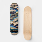 【浮 絵 世 トアティ北シ斎 SKATEBOARD (Vorderseite)