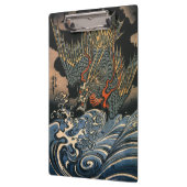 海, 国, 芳, Sea Dragon, Kuniyoshi, Ukiyo-e Klemmbrett (Links)