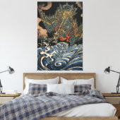 海, 国, 芳, Sea Dragon, Kuniyoshi, Ukiyo-e Leinwanddruck (Insitu (Schlafzimmer))