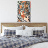 海 女 龍, 国 芳, Frauen & Drachen, Kuniyoshi, Ukiyo-e Leinwanddruck (Insitu (Schlafzimmer))