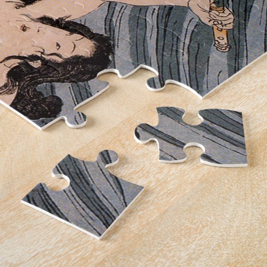 海 女 龍, 国 芳, Frauen & Drachen, Kuniyoshi, Ukiyo-e Puzzle (Seite)