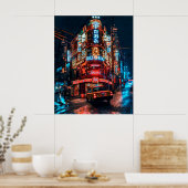 渋谷の居酒屋とタクシー2Lサイズ  POSTER (Küche)