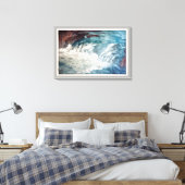 渓 流, Rapids, Hiroshi Yoshida, Holzschnitt Leinwanddruck (Insitu (Schlafzimmer))