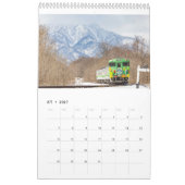 渡良瀬珈琲焙煎所 2025年 鉄道情景 KALENDER (Mär 2027)