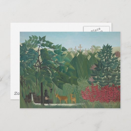 滝 POSTKARTE (Vorne/Hinten)