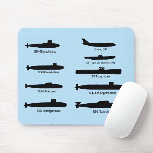潜水艦 MOUSEPAD (Mit Mouse)