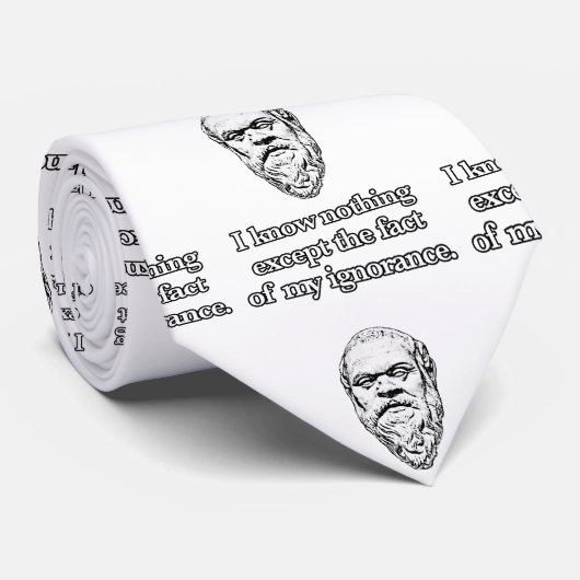 無知の知(ソクラテス) KRAWATTE (Gerollt)