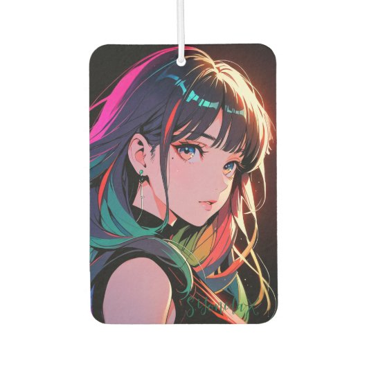 煌霞の少女【Radiant Haze Girl】 Autolufterfrischer (Vorderseite)