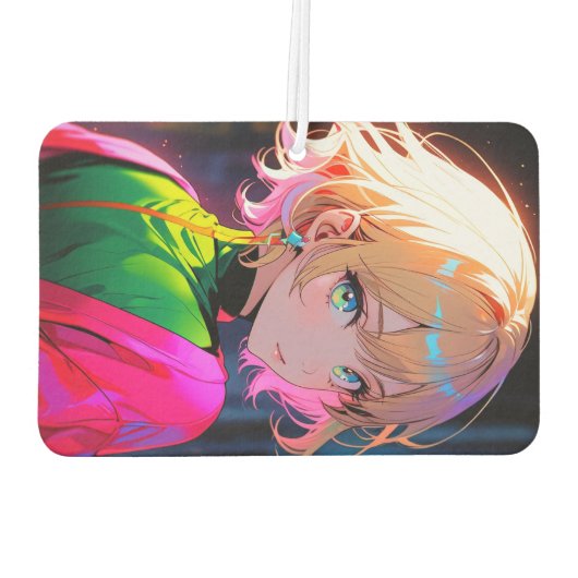 煌霞の少女【Radiant Haze Girl】 Autolufterfrischer (Rückseite)