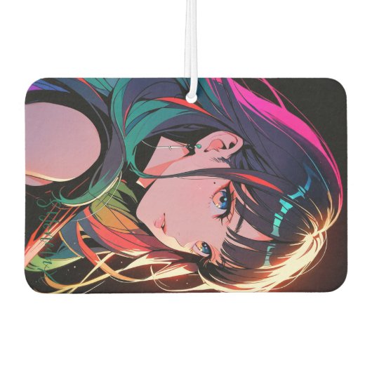 煌霞の少女【Radiant Haze Girl】 Autolufterfrischer (Vorderseite)