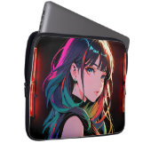 煌霞の少女【Radiant Haze Girl】 Laptopschutzhülle (Vorne Rechts)