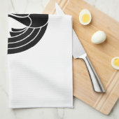 熨斗鶴の丸 HANDTUCH (Viertel Falte)