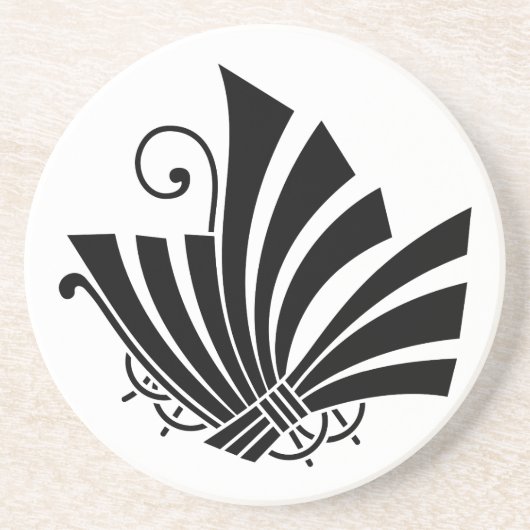 熨 斗 蝶 GETRÄNKEUNTERSETZER (Vorne)