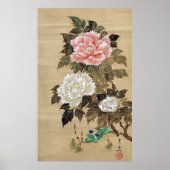牡 丹, 其, Kiitsu, Japan Art Poster (Vorne)