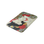 猫が好き, 芳年 I Liebe-Katzen, Yoshitoshi, Ukiyo-e Badematte (Schrägansicht)