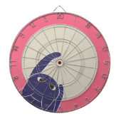 猫とダーツ 下から DARTSCHEIBE (vorne)