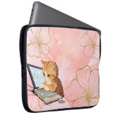 猫のラップトップケース LAPTOPSCHUTZHÜLLE (Vorne Rechts)