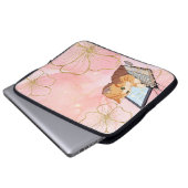 猫のラップトップケース LAPTOPSCHUTZHÜLLE (Vorne Knopf)