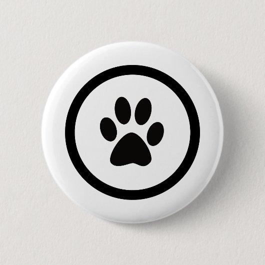 猫の手紋 BUTTON (Vorderseite)