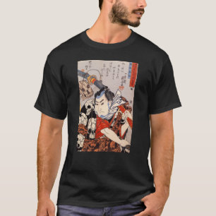 猫の髑髏模様, 国芳 Schädel-Muster gemacht von den Katzen, T-Shirt