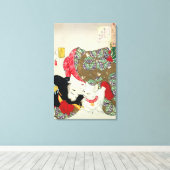 猫 が き, 芳 年 ich Liebe Cats, Yoshitoshi, Ukiyo-e Leinwanddruck (Insitu (Holzboden))