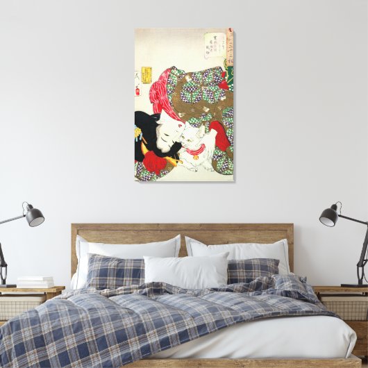 猫 が き, 芳 年 ich Liebe Cats, Yoshitoshi, Ukiyo-e Leinwanddruck (Insitu (Schlafzimmer))