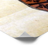 猫 と 女, 国 Katze und Frauen, Kuniyoshi, Ukiyo-e Poster (Ecke)