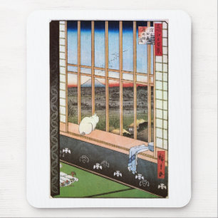 猫 と 富 山, 広 Cat und Mount Fuji, Hiroshige, 重 Mousepad