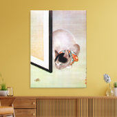 猫 と 蛛, 東 Kat und Spike, Toko Leinwanddruck (Insitu (Wohnzimmer))