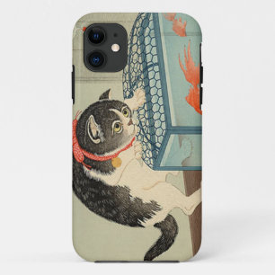 猫 と 魚, 古 Cat & Goldfish, Koson, Ukiyo-e, 邨 Case-Mate iPhone Hülle