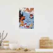 猫 と 魚, 国 Cat and Goldfish, Kuniyoshi, Ukiyo-e Poster (Küche)