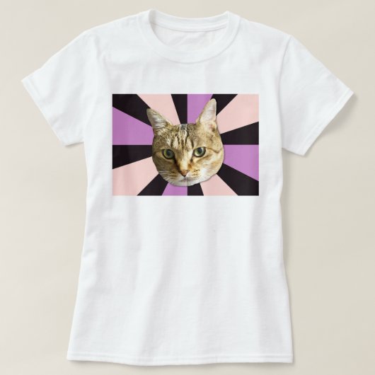 猫 ( ねこ ) Tシャツ T-Shirt (Design vorne)