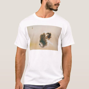 猫, 栖 鳳 Katze, Seihō, japanische Kunst T-Shirt