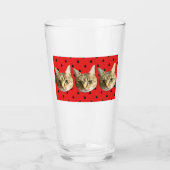 猫　cat glas (Vorderseite)