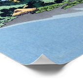 甲州三坂水面, 北斎 POSTER (Ecke)