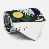 甲 州 三 越, 北 Blick 斎 Fuji aus Mishima, Hokusai Krawatte (Gerollt)