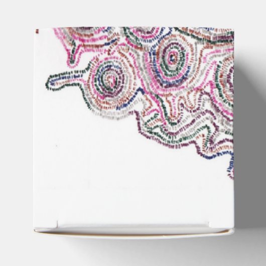 白い三角形のある算数曼荼羅 GESCHENKSCHACHTEL (Oben)