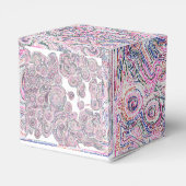 白い線の入った「算数曼荼羅」ボックス GESCHENKSCHACHTEL (Rückseite)