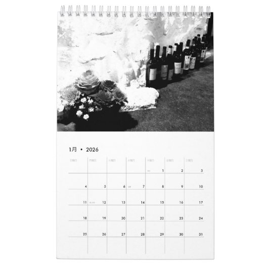 白黒写真カレンダー2017 KALENDER (Jan 2026)