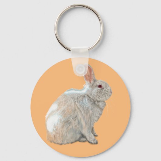 白 う さ ぎ SCHLÜSSELANHÄNGER (Vorderseite)