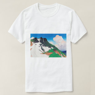 白 馬 岳, Asahi Peak vom Berg Hakuba, Hasui T-Shirt