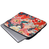 百花繚乱 Reimagined2 Laptopschutzhülle (Vorne Knopf)