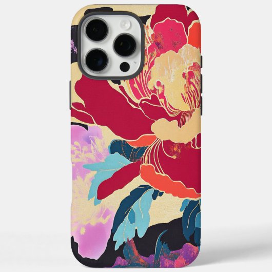 百花繚乱 Reimagined Case-Mate iPhone Hülle (Rückseite)